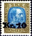 King Christian IX; Surcharge
