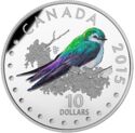 10 Dollars (Songbirds of Canada - Violet-green Swallow)