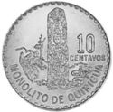 10 Centavos (small wreath)