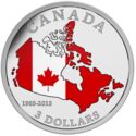 3 Dollars (50th Anniversary of the Canadian Flag)