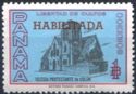Protestant Church of Colon overprinted