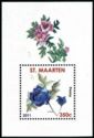 Blue Peonies souvenir sheet,