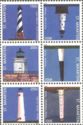 Block of 6, USA Lighthouses