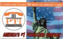 PT-1 America's #1 Phone Card Company - Complimentary card