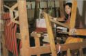 Chiang Mai - Woman weaving Thai Silk Cloth