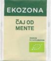 Čaj od Mente, fs EU organic farming logo, 72x63