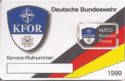 NATO - Kosovo Force KFOR Deutsche Bundeswehr 1999