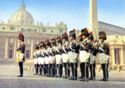 Pontifical gendarmes on St. Peter's Square