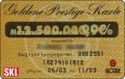 Goldene Prestige-Karte