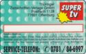 Super TV, Service Card