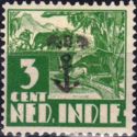 Buffalo Plough Overprinted for South Celebes