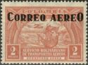Columbus´s Ship and Plane Overprinted