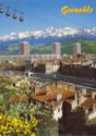 Grenoble. Quais de l'Isere. Telepherique de la Bastille