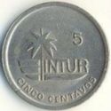 5 Centavos (Small "5" - magnetic)