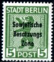 Overprint: Sowjetische Besatzungs Zone