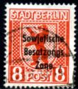 Overprint: Sowjetische Besatzungs Zone