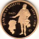 25 Liri (450th Anniversary of Jean de la Valette)
