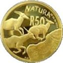 50 Rand (Natura - Three eland running right)