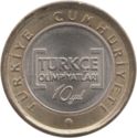 1 Lira (10th anniversary of the Turkish Olympics)