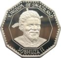 7½ Emalangeni (75th Birthday of king Sobhuza II)
