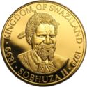 2 Emalangeni (80th Birthday of king Sobhuza II - 2 Crown)