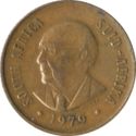 2 Cents (3rd President Nicolaas Diederichs - Engl. - Afrikaans)