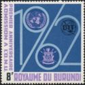 "1962", Arms of Burundi, UN and ITU emblem