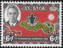 Globus and Map - 1st Caribbean Jamboree 1952