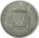 2,000 CFA Francs (Gorilla)