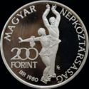 200 Forint (Winter Olympics Lake Placid)