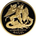 1 Angel (Archangel Michael Slaying the Dragon - Gold)