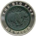 20 Kwacha (The Big Five - Rhinoceros)