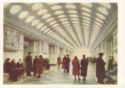 Moscow. Central Hall of "Electrozavodskaya" Metro Station