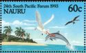 Dolphin, Red-tailed Tropicbird (Phaethon rubricauda)
