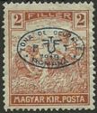 Blue overprint on Mi. HU190