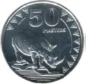50 Piasters (Northern White Rhino)