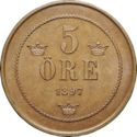 5 Öre (large letters)