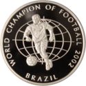 250 Shillings (17th World Cup winner Brasil in 2002)
