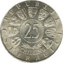 25 Schilling (Reopening of the National Theater in Vienna)