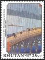"Sudden Shower over Shin-Ohashi Bridge and Atake"