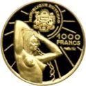 1,000 CFA Francs (10th Anniversary of Independence)
