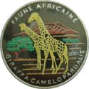 1,000 CFA Francs (Kordofan Giraffe)