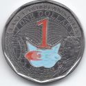 1 Dollar (50th Anniversary of Eastern Caribbean Currency)