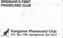 Kangaroo Phonecard Club, Brisbane