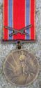 Liberation Medal 1928 10 years with swords