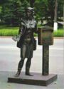 Tyumen. Monument to Postman