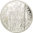 100 Francs (15 ecus. First Emperor Charlemagne)