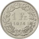 1 Franc (Copper-Nickel 22 stars)