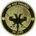50 Lekë (100th Anniversary of the Proclamation of Independence)