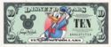 10 Disney Dollars